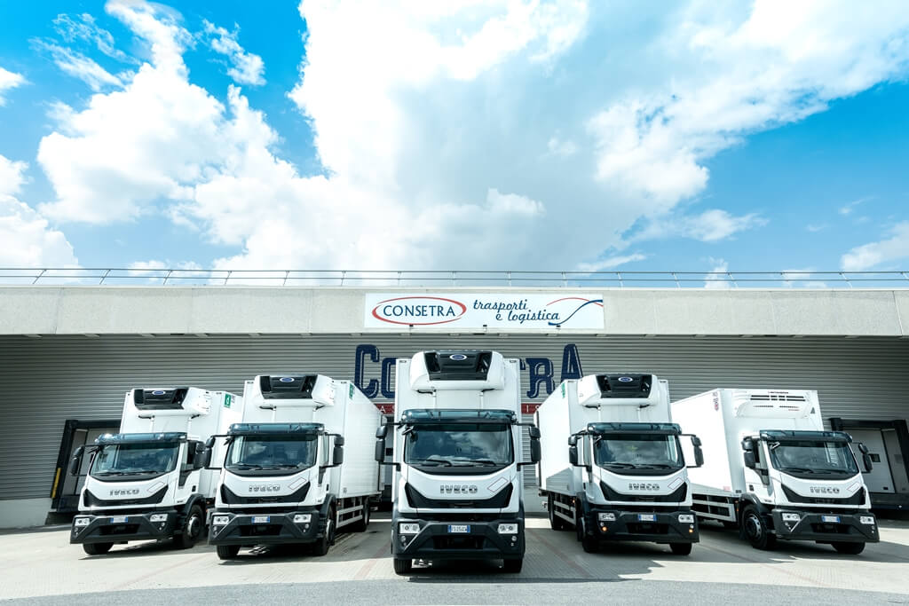 Consetra vehicles for food transport